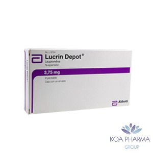 LUCRIN DEPOT 3.75MG CON 1 AMP